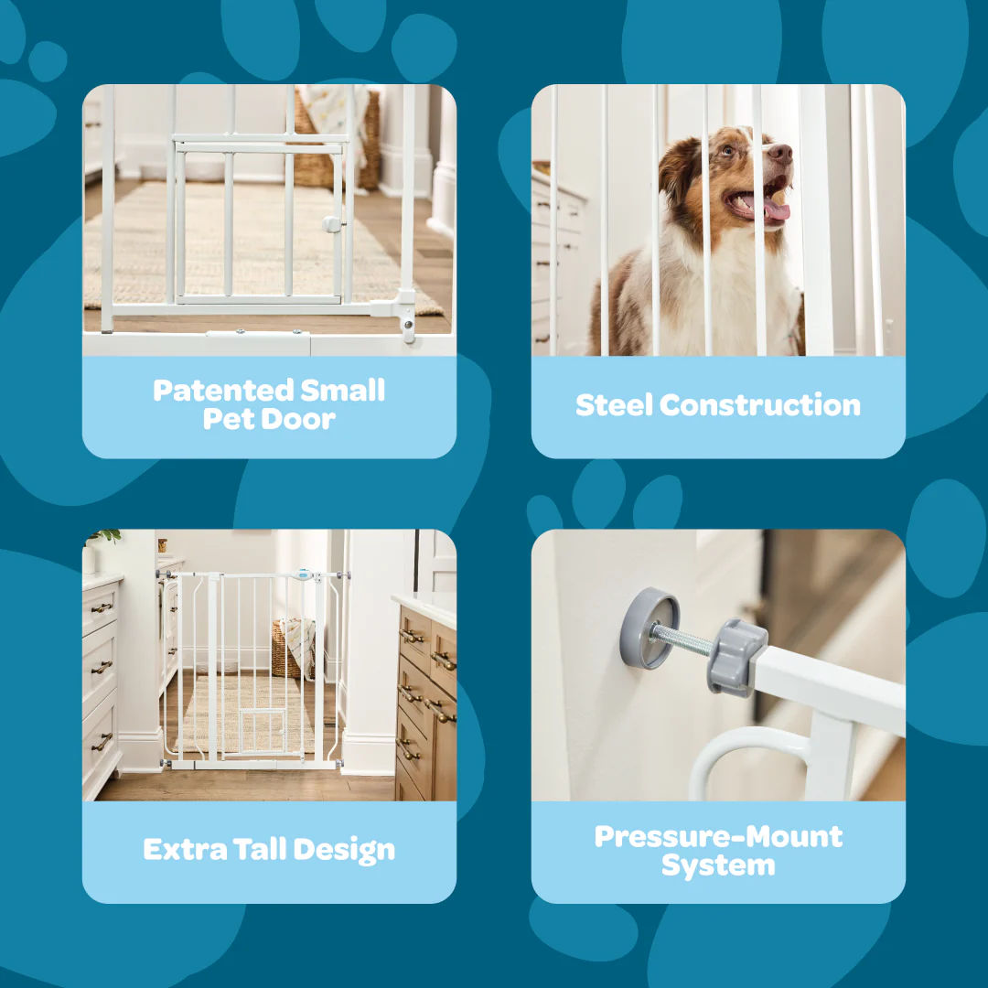 36” Extra Tall Walk-Thru Pet Gate - Image 3