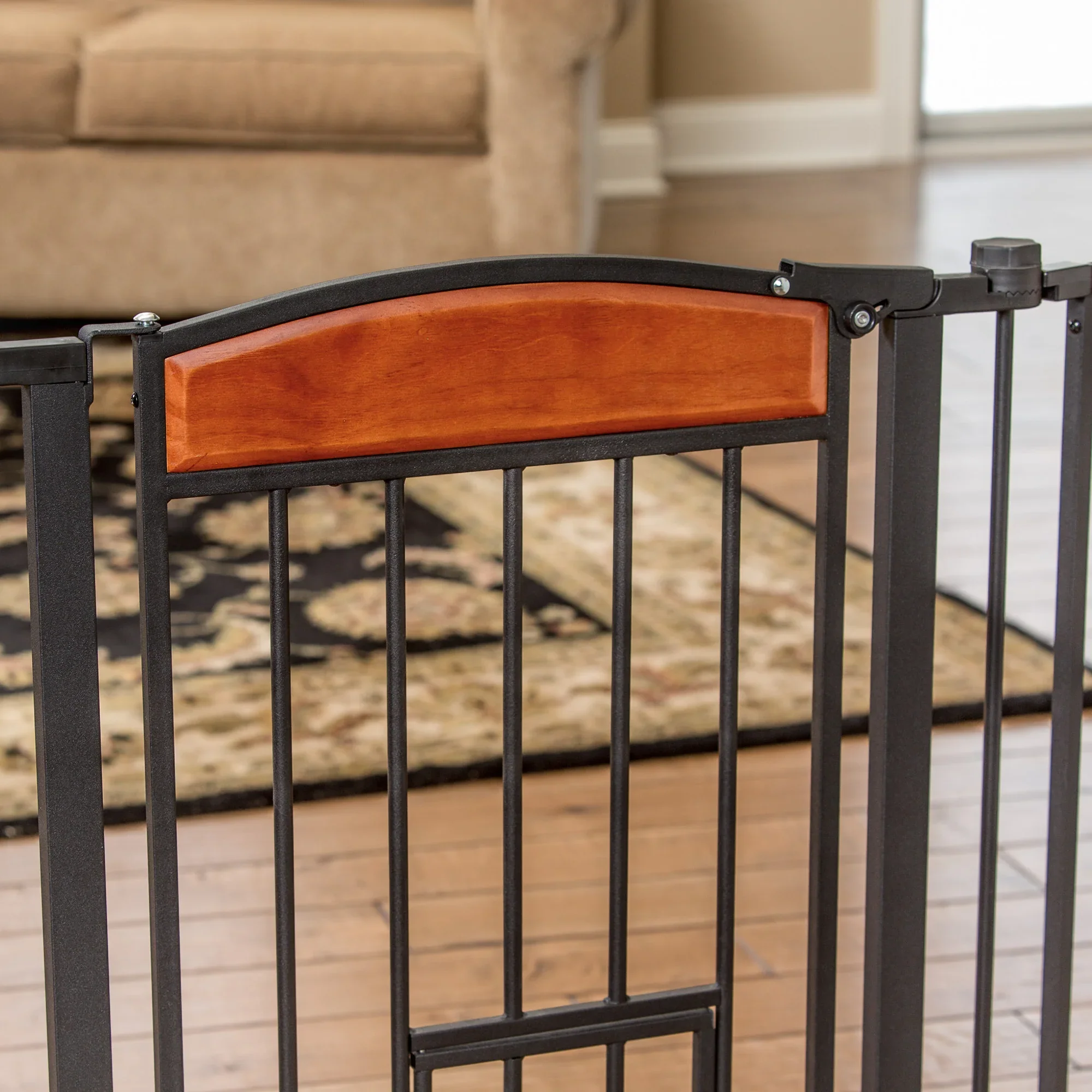 Design Paw Flexi Walk-Thru Pet Gate - Image 5