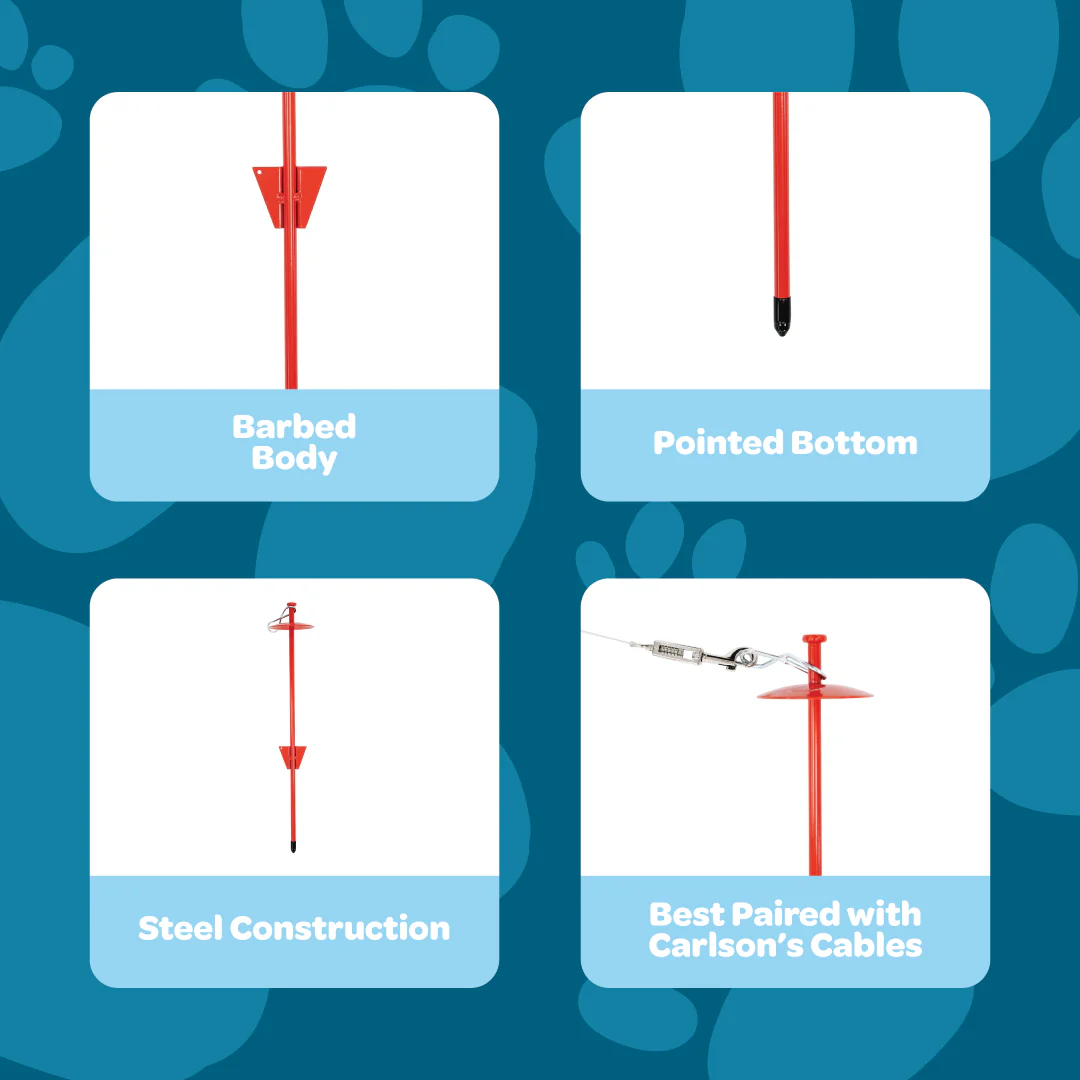 Domed Barbed Stake - Image 3