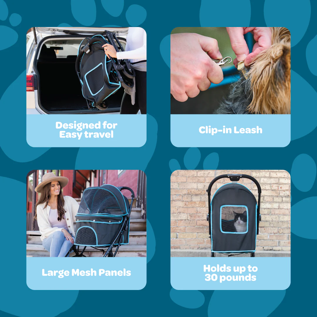 Easy Fold & Go Pet Stroller - Image 3