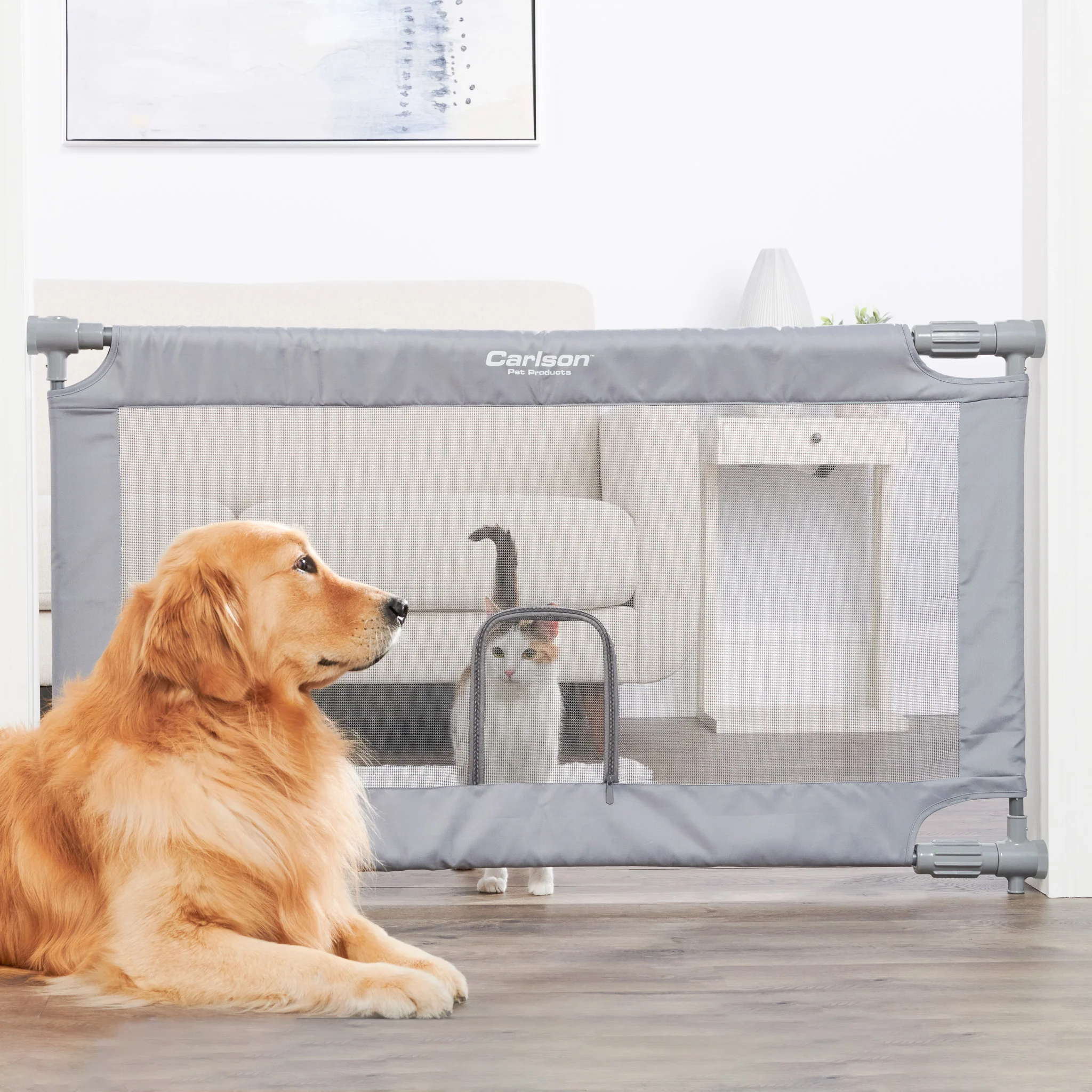 Expandable Mesh Pet Gate - Image 4