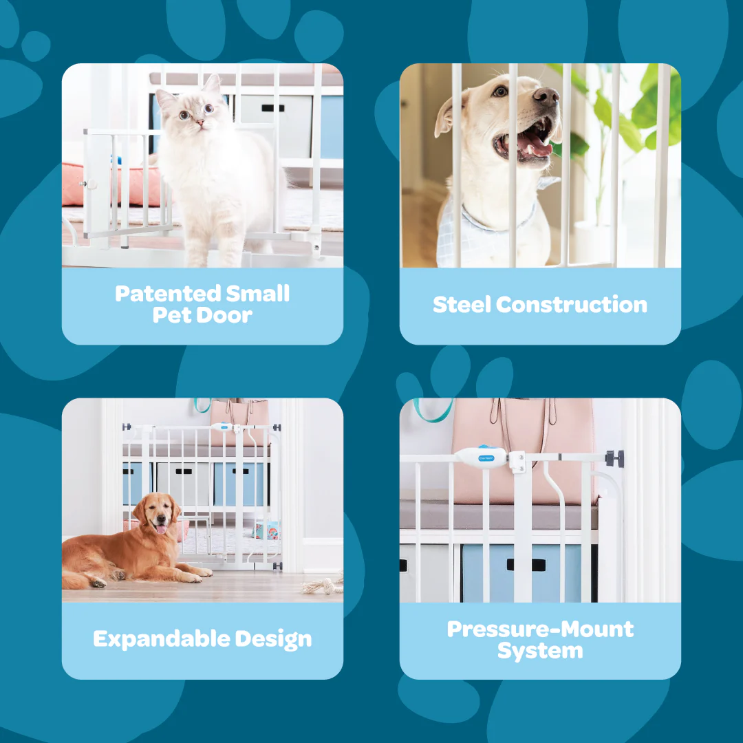 Extra Wide Walk-Thru Pet Gate - Image 3