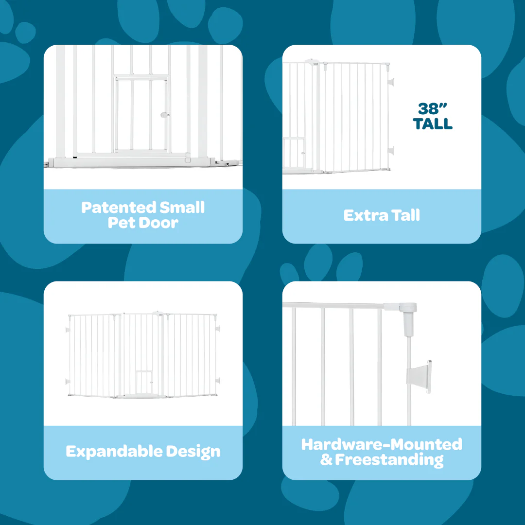 Flexi Extra Tall Walk-Thru Pet Gate - Image 3