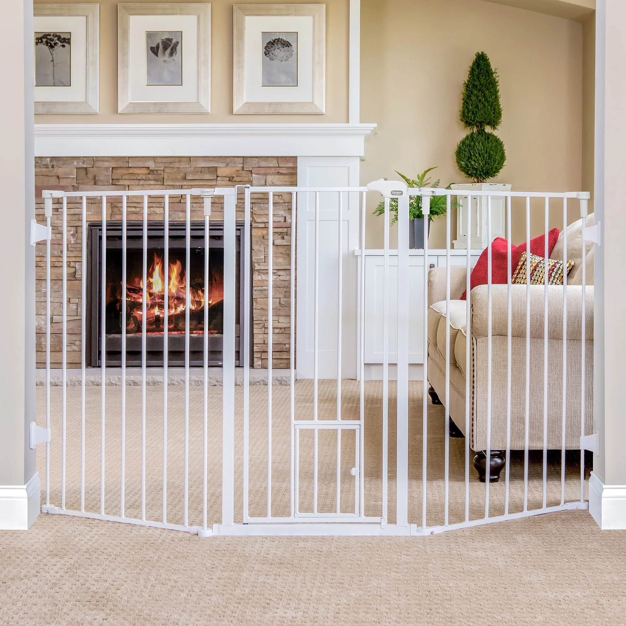Flexi Extra Tall Walk-Thru Pet Gate - Image 4