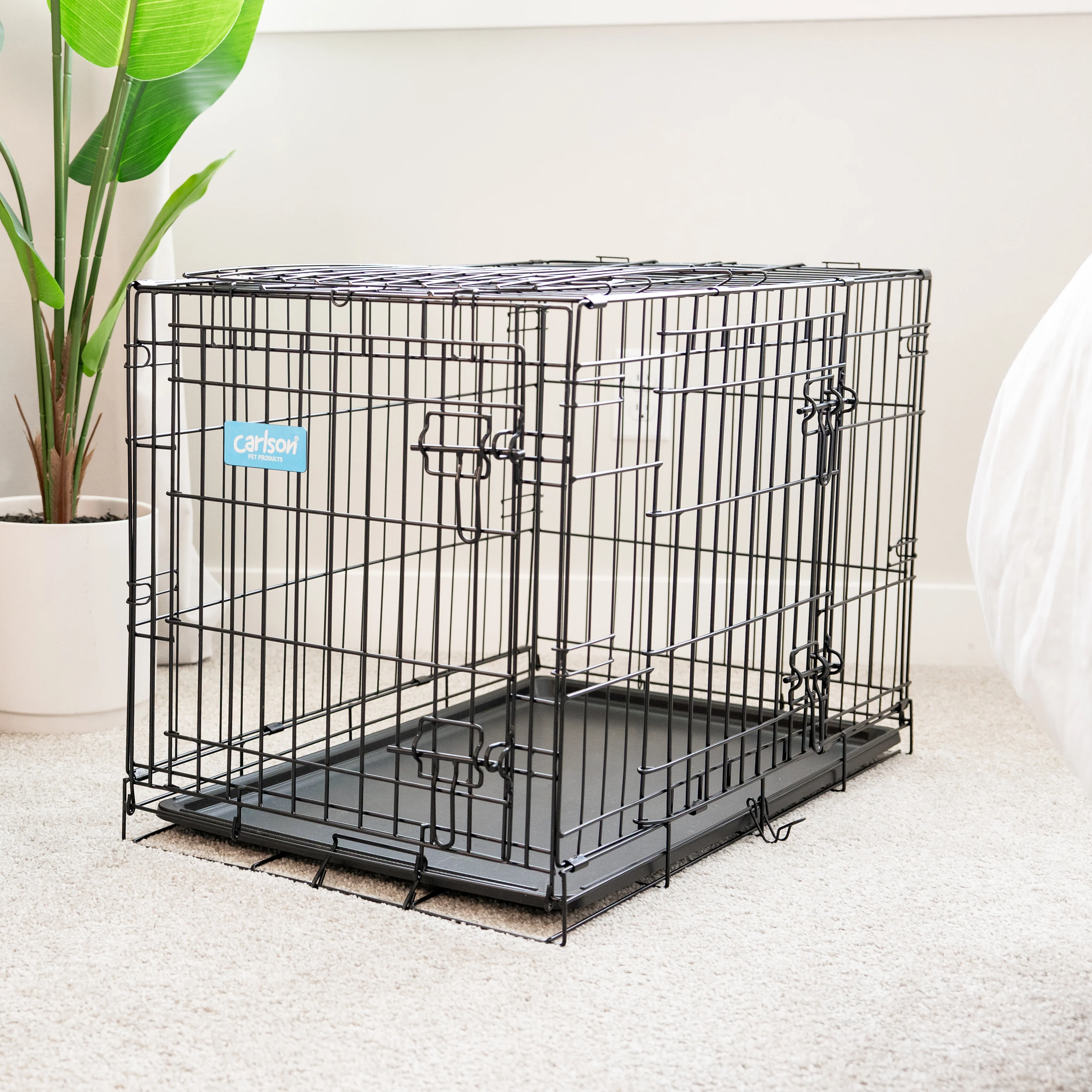 Medium Double-Door Dog Crate - Image 16