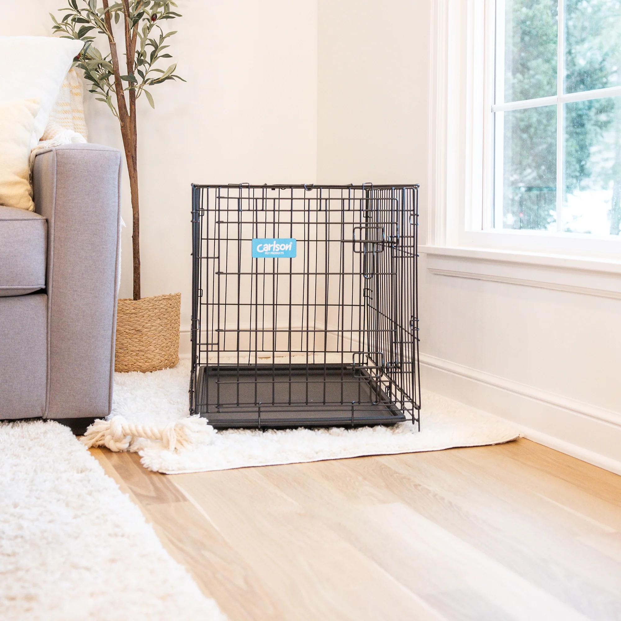 Medium Single-Door Dog Crate - Image 16