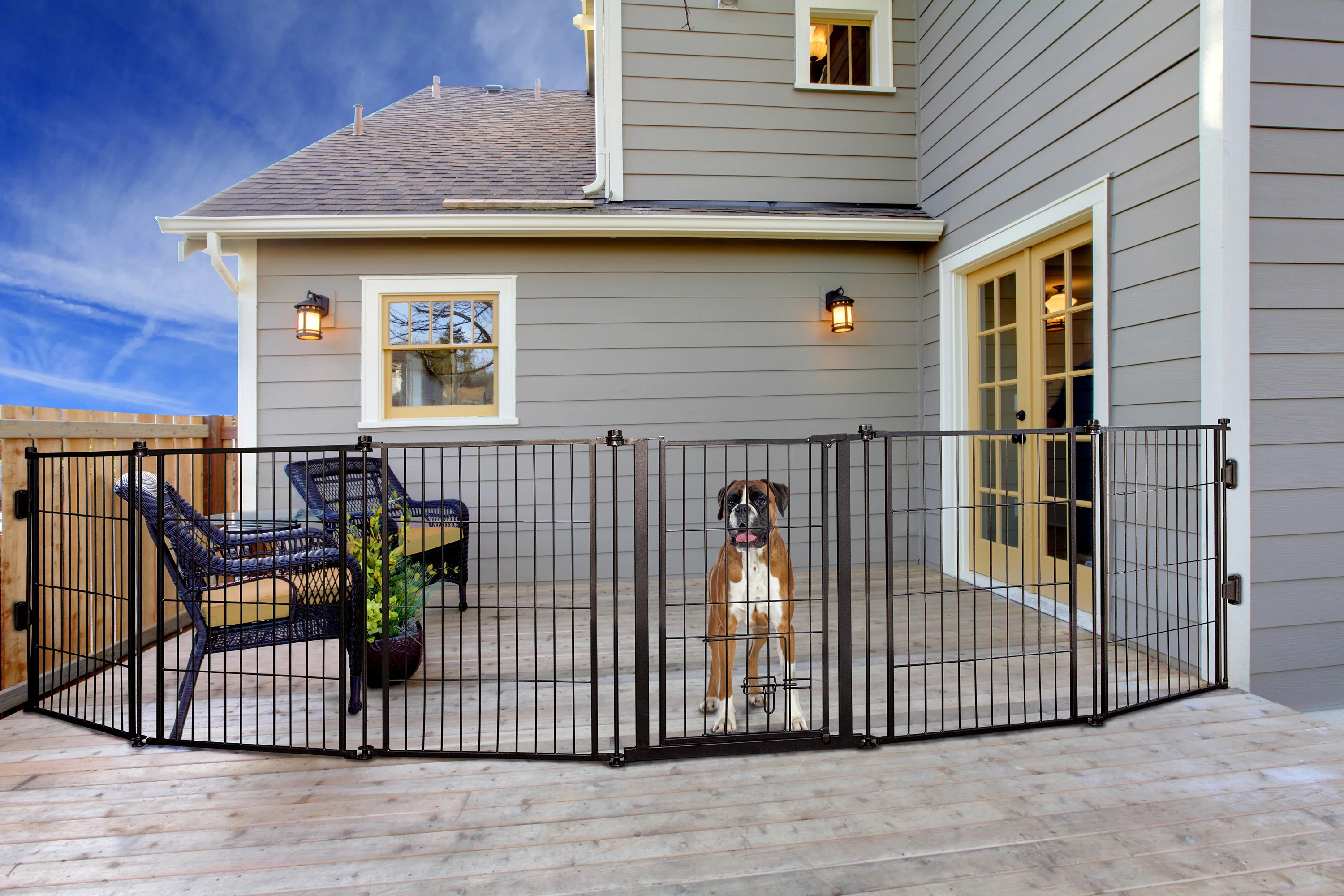 Outdoor Super Wide Pet Pen & Gate - Image 4