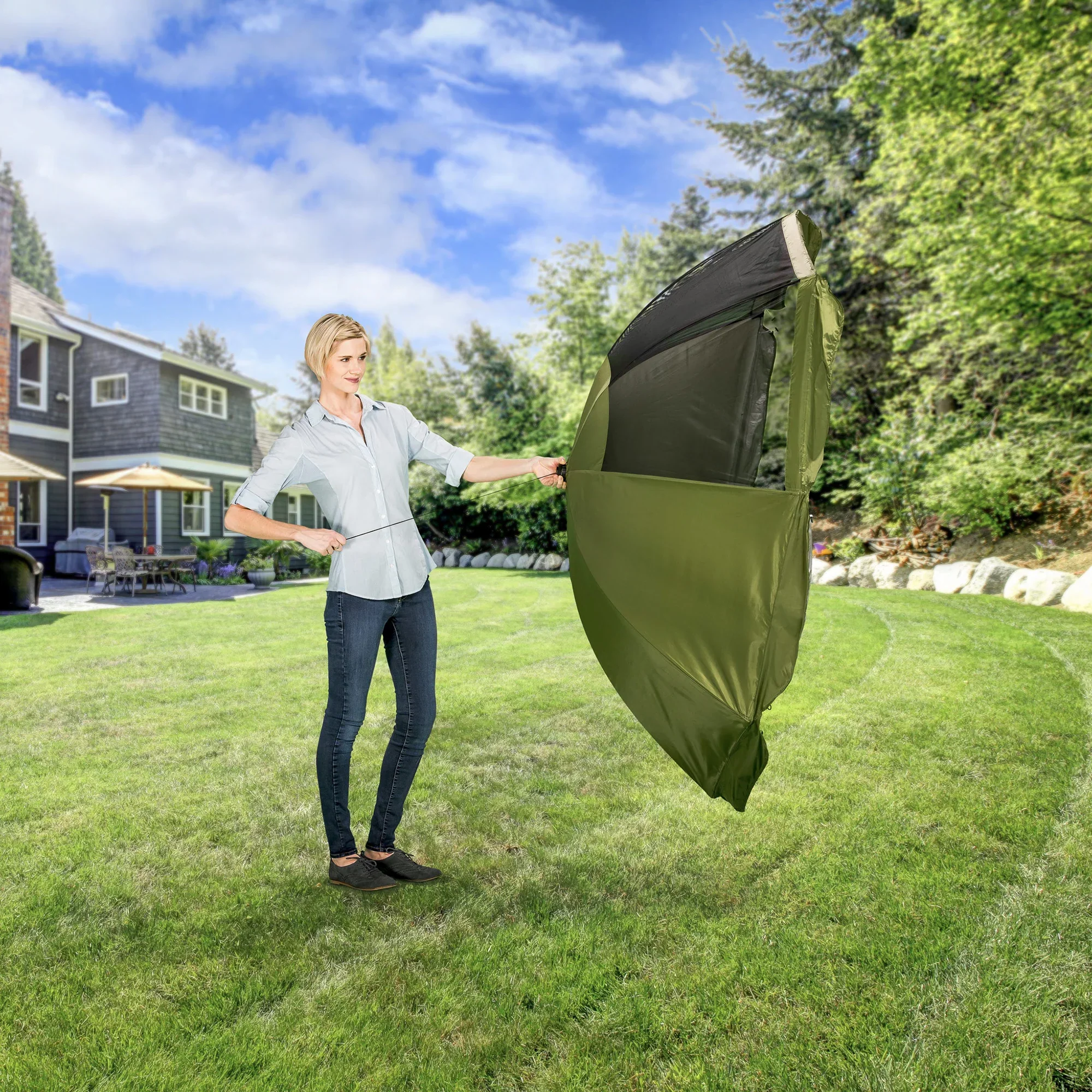 Portable Pet Pen with Canopy - Image 5