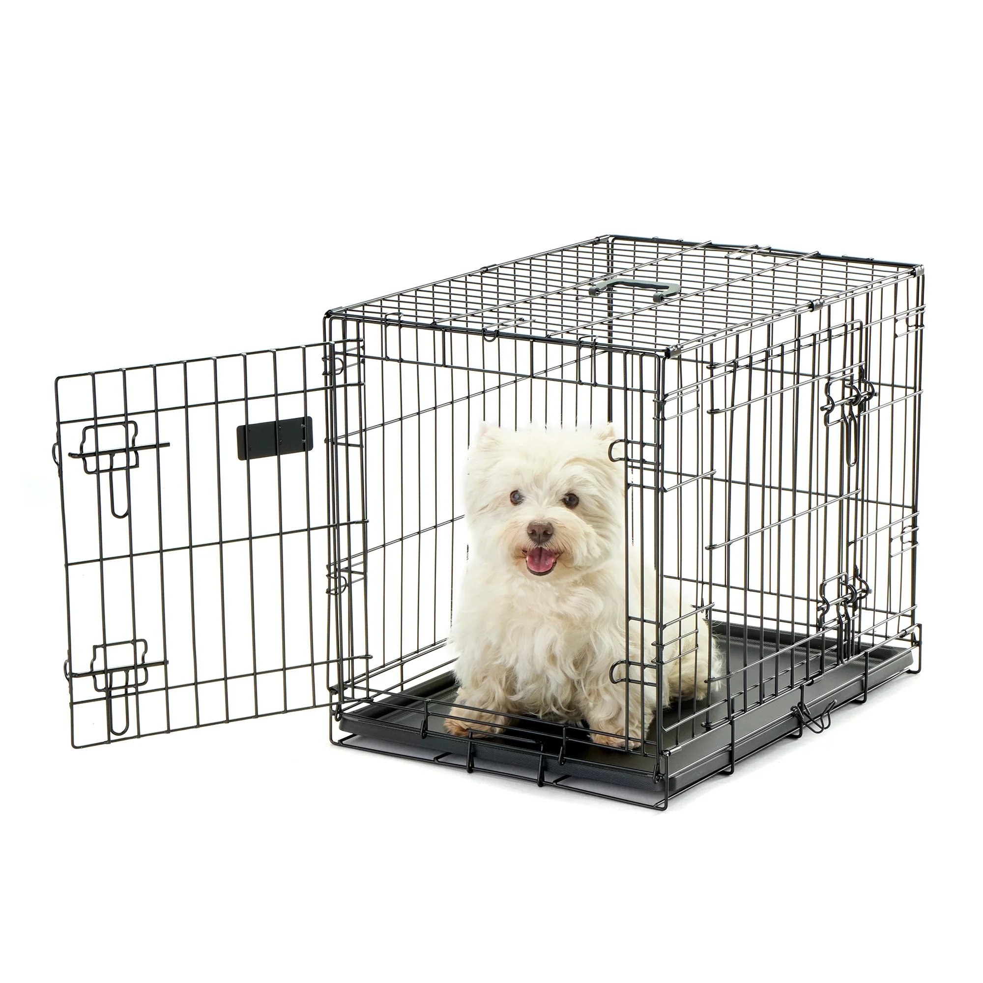 Small Double-Door Dog Crate - Image 11